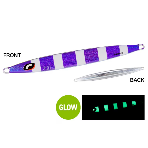 OCEA ロングウェーバー 250g(#022 S紫銀ゼブラグロー)